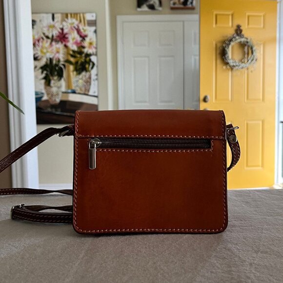 Vera Pelle Brown Crossbody Bag - Picture 14 of 15